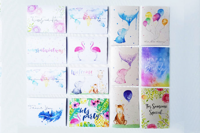 Greeting Cards - Watercolour Collection