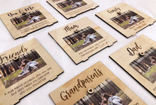 Load image into Gallery viewer, Wooden Photo Plaques