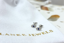 Load image into Gallery viewer, Mini Evil Eye Studs