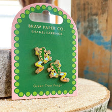 Load image into Gallery viewer, Enamel Earrings