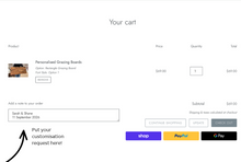 Load image into Gallery viewer, Personalised Grazing Boards