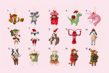 Load image into Gallery viewer, Felted Christmas Ornaments