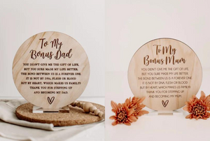 Freestanding Plaques