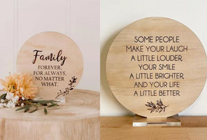 Freestanding Plaques