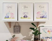 Load image into Gallery viewer, Baby Prints - Elephant Family Set of 3