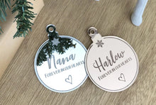 Load image into Gallery viewer, Personalised Laser Cut Baubles